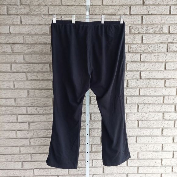 Woman Within Black Cropped Sweatpants 18/20 PETITE NWOT - Picture 9 of 9